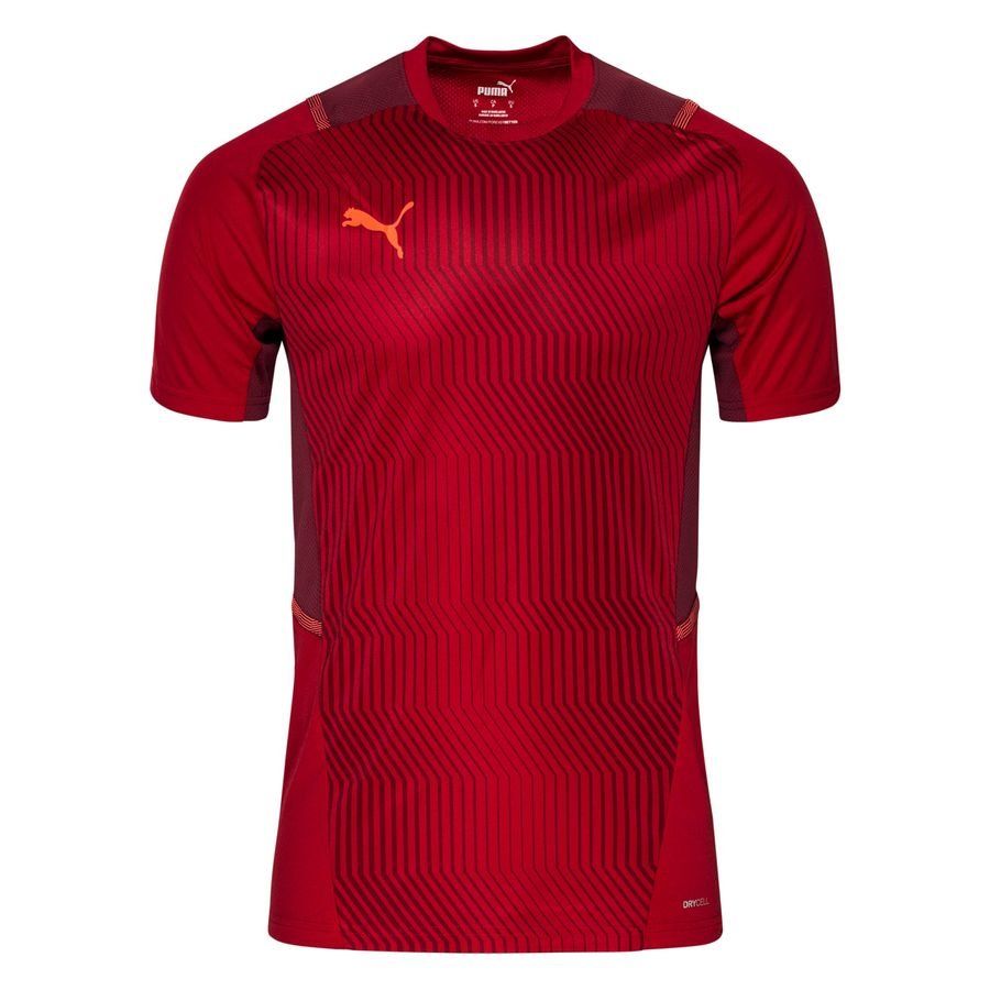 PUMA Maillot teamCUP - Rouge/Bordeau/Rouge