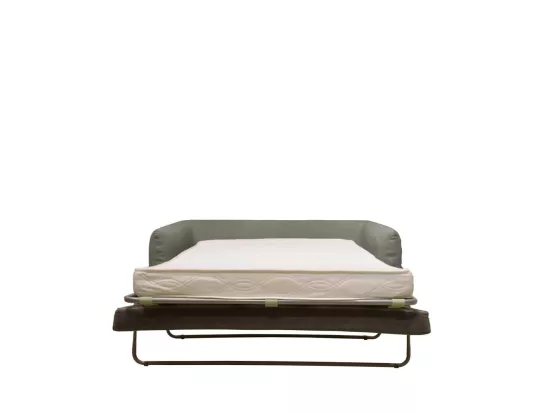 Wiame - Canapé convertible 2,5 places en velours côtelé : Couleur - Vert kaki