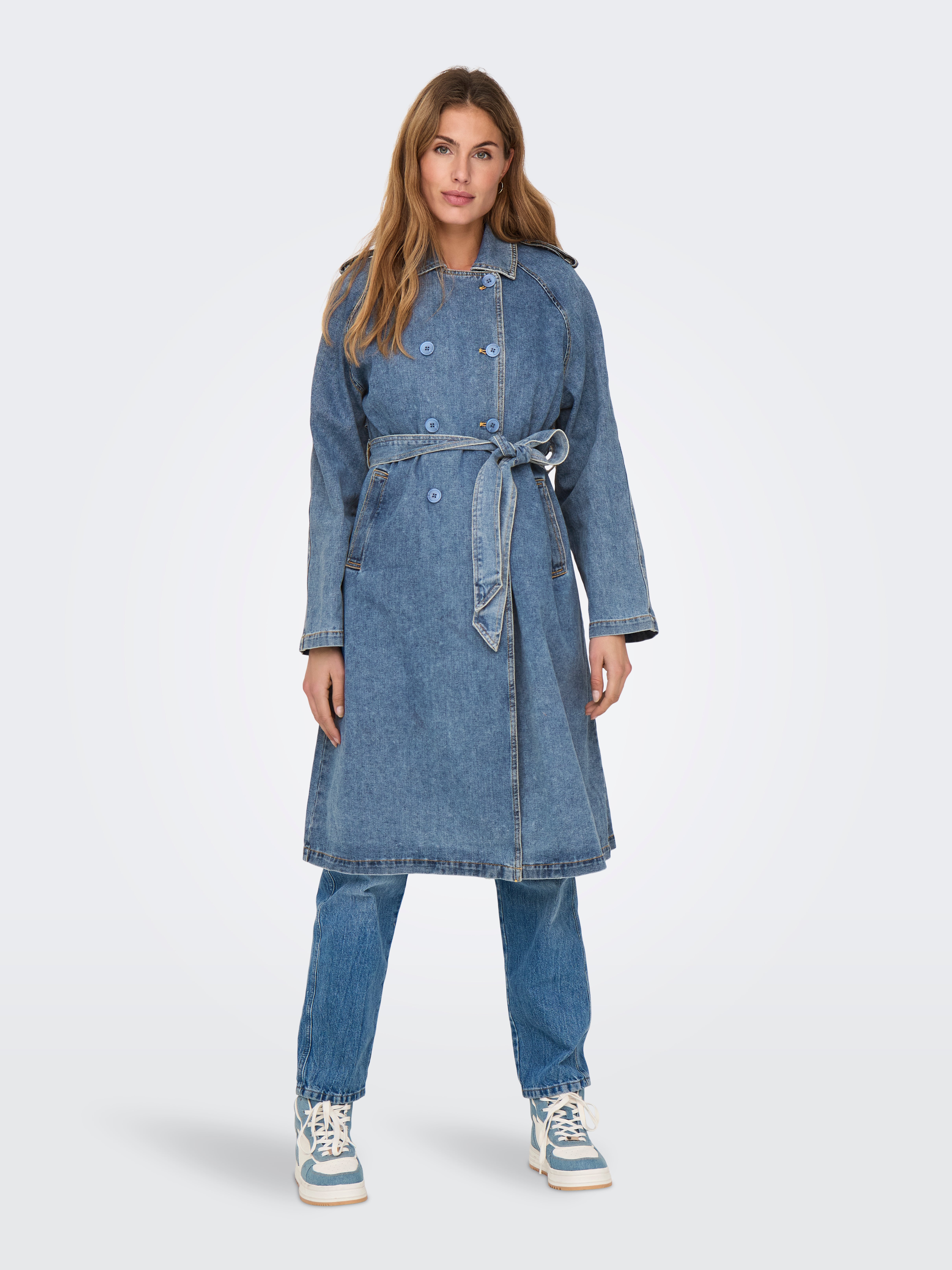 ONLJULIETTE Mantel Medium Blue Denim