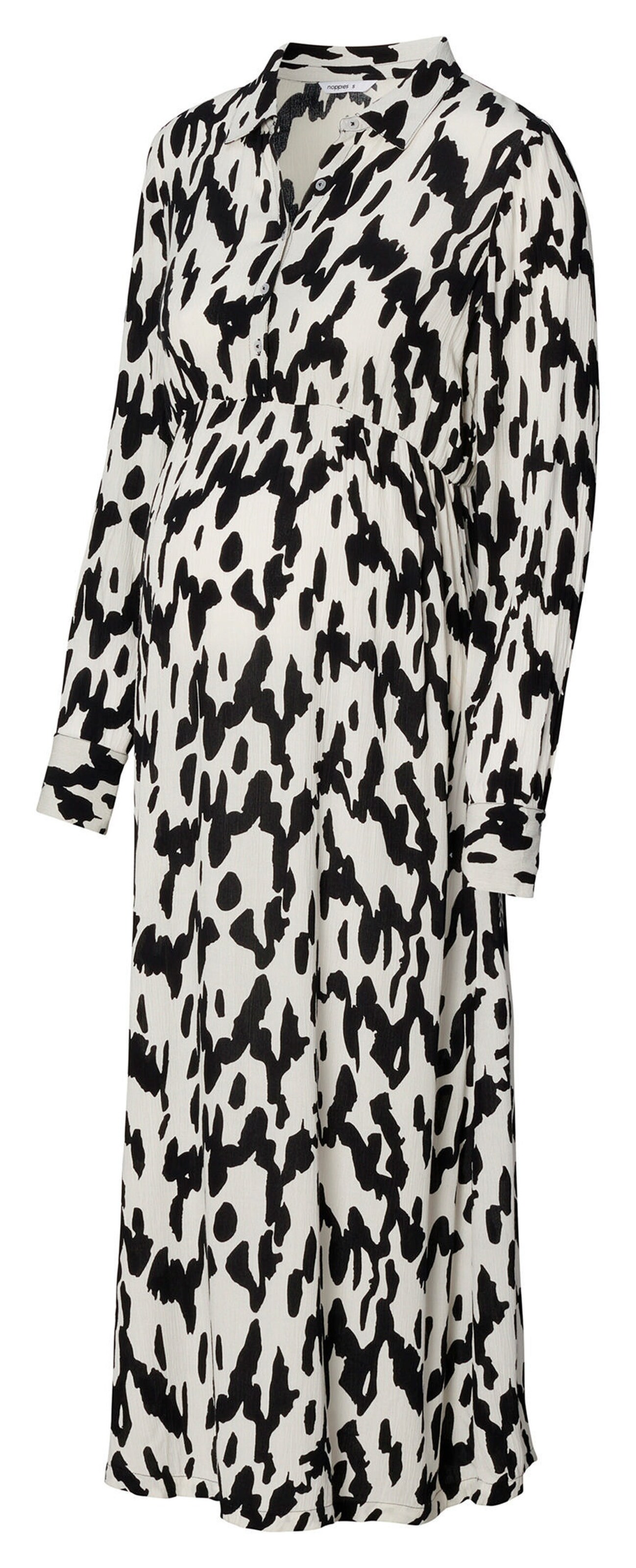 Noppies Maternity Still-Kleid Kiki Wavy Black Print