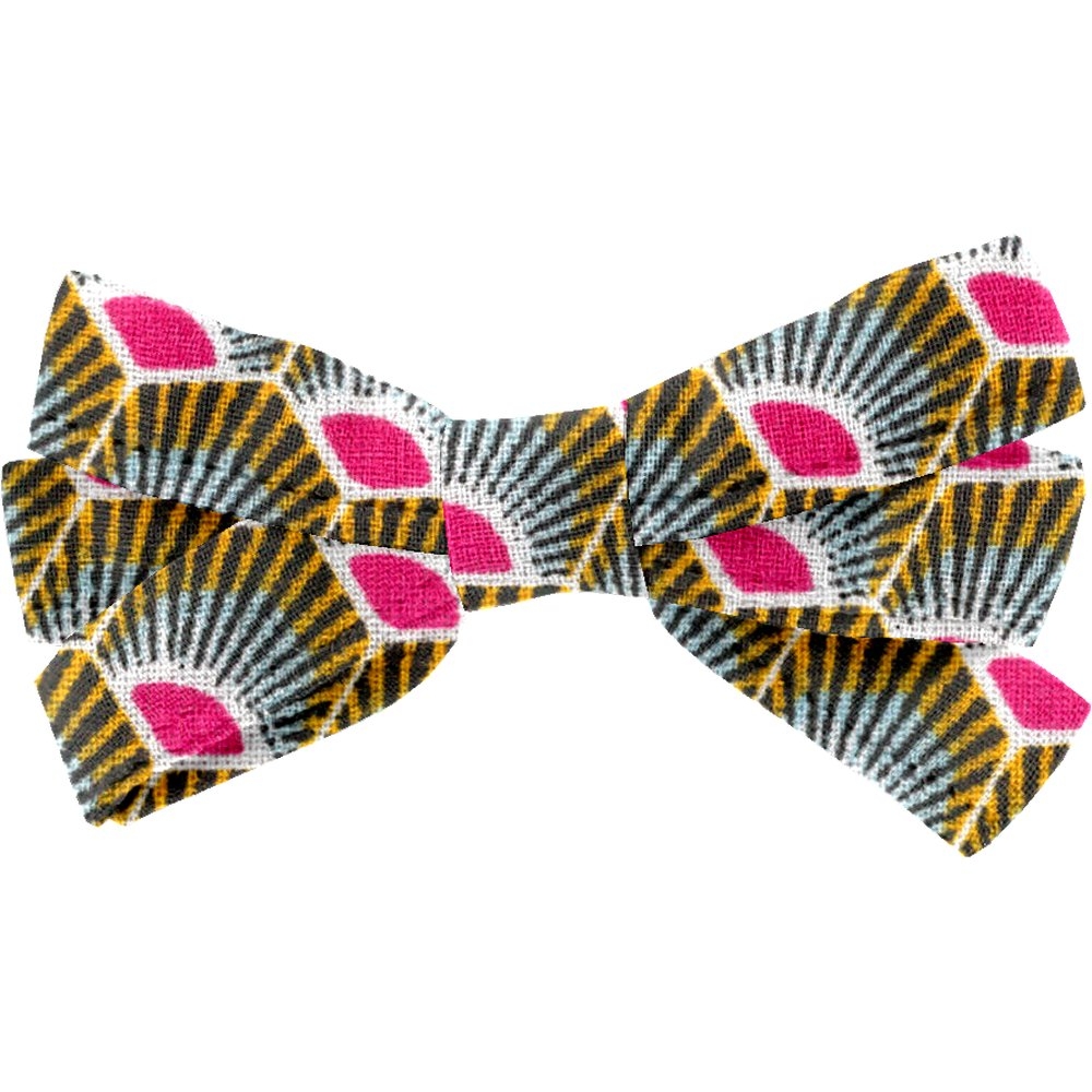 Barrette Noeud Ruban Palmette