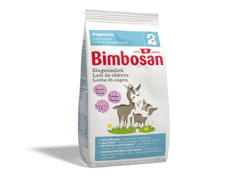 Bimbosan Folgemilch Premium Ziegenmilch 2, Auffüllpack 6x 4 Ziegenmilch 2 Refill