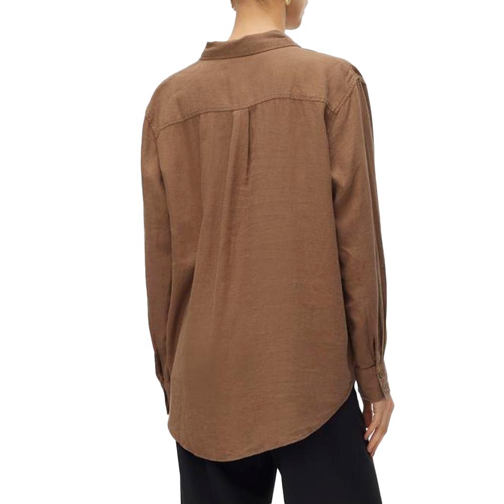 Vero Moda Chemise Manches Longues Marron Femme Vero Moda 10305085