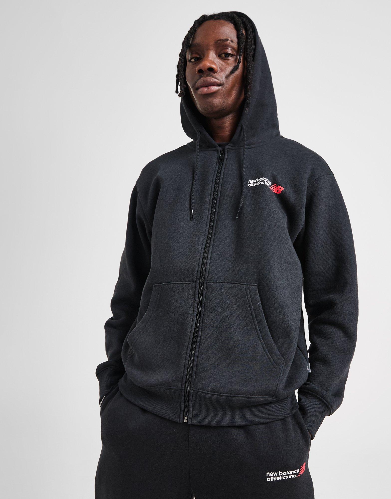 New Balance Core Logo Full Zip Hoodie
