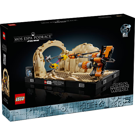 LEGO Star Wars Diorama med Mos Espa-podrace 75380