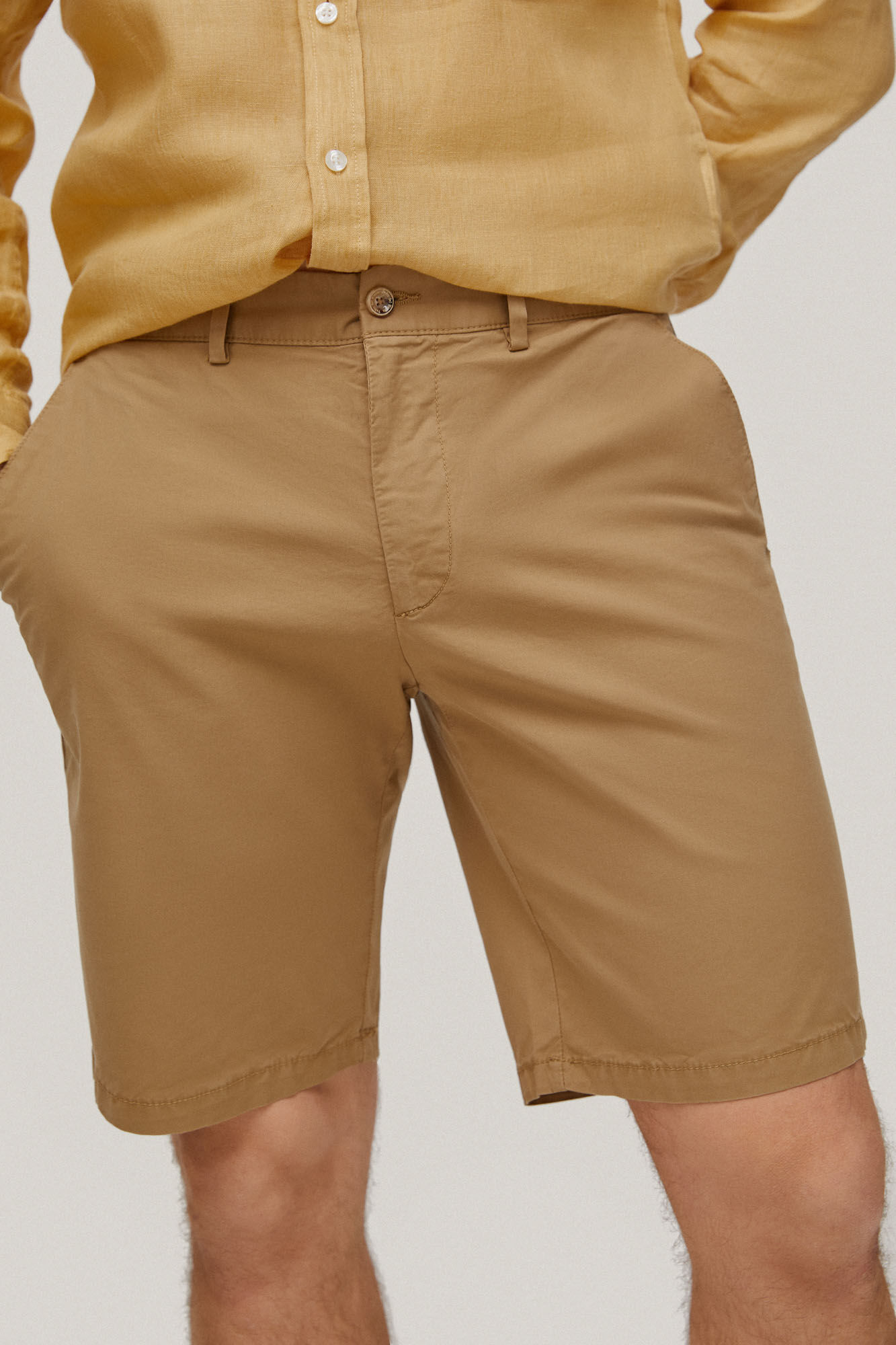 Bermuda Chino Premium Flex - Bege