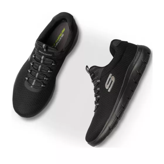 Baskets NOIR SKECHERS Summits