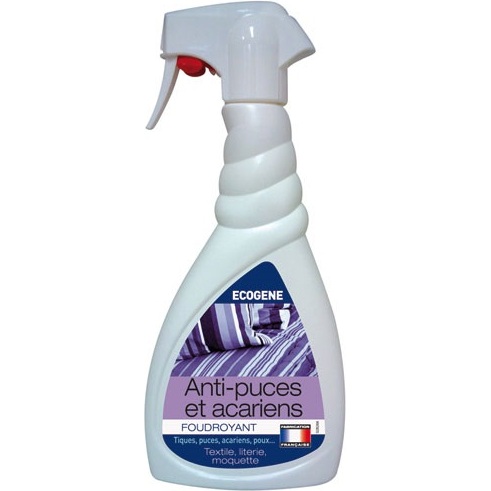 Spray foudroyant - anti-puces et acariens - 500 mL