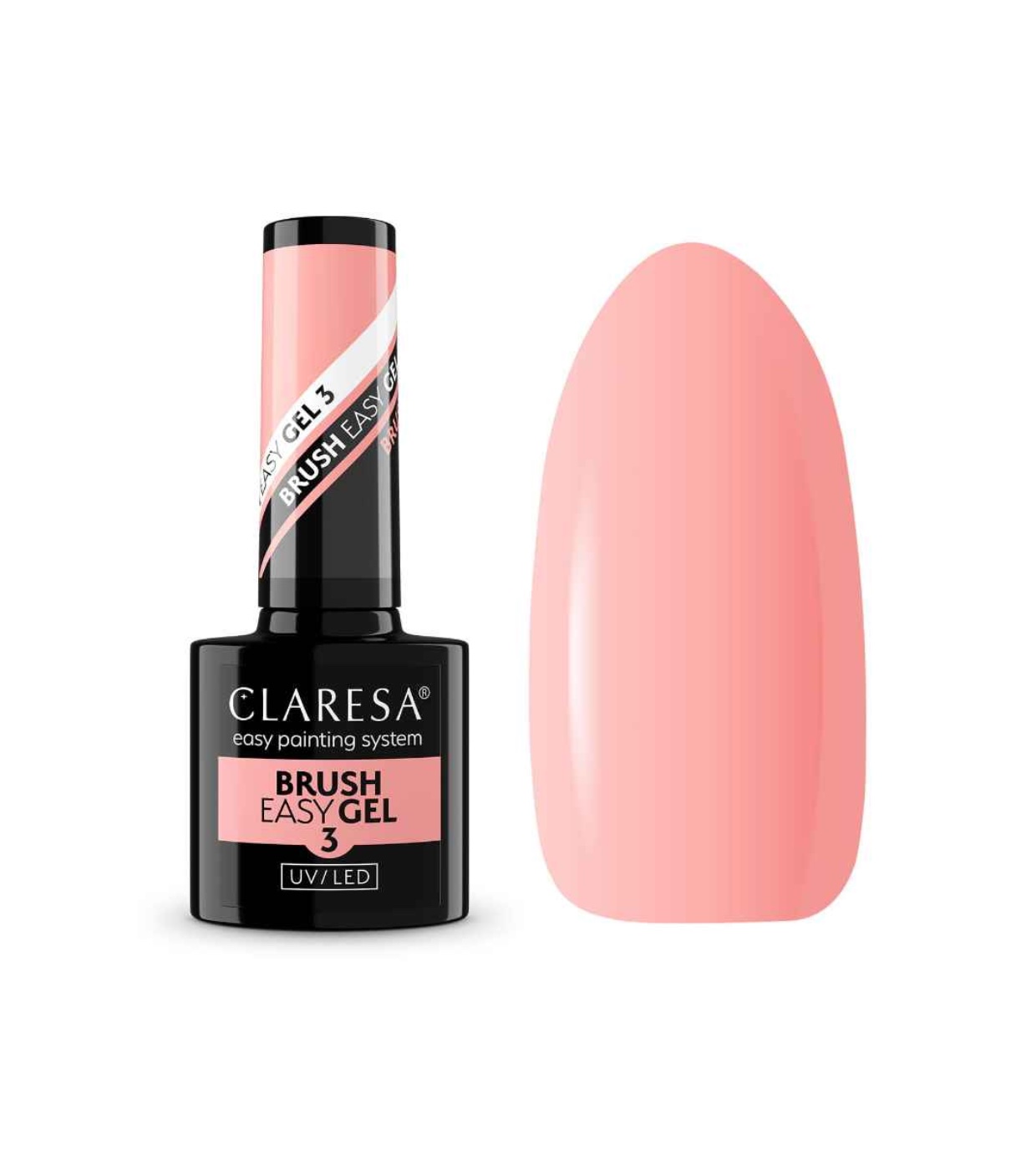 Claresa - Gel de unhas semipermanente Brush Easy - 03