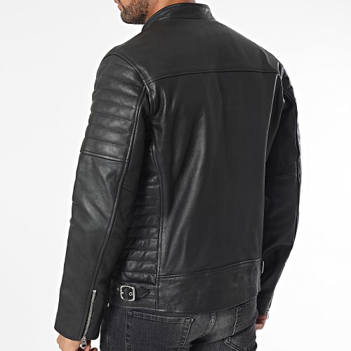 Veste Cuir Joe Noir