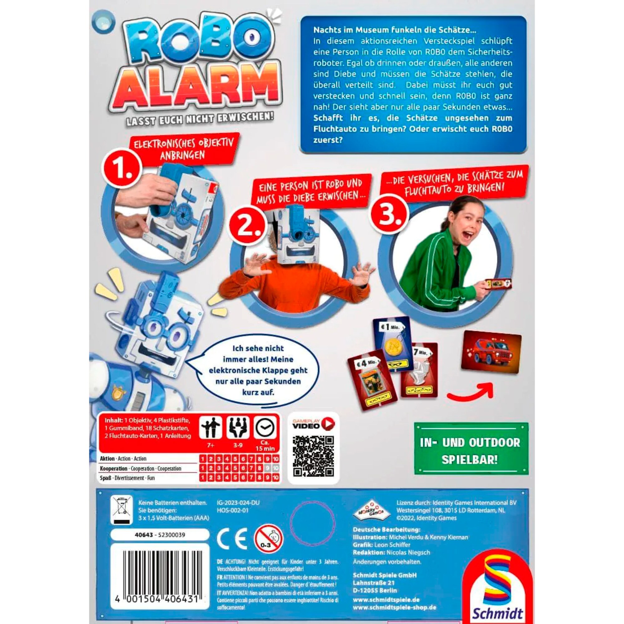 Schmidt Spiele Partyspiel Robo Alarm - Lasst euch nicht erwischen!