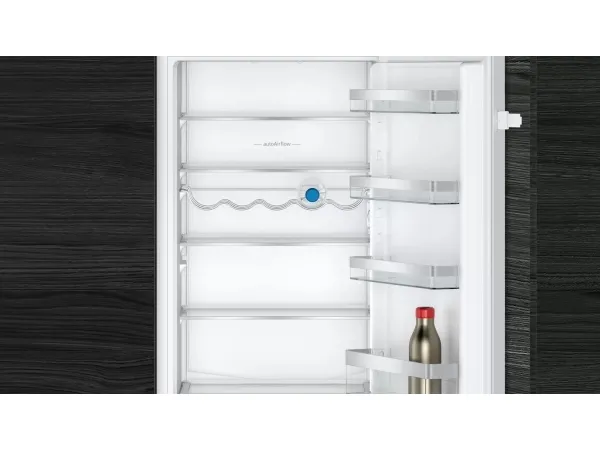 Siemens iQ300 KI87VVSE0 - Køleskab/fryser - bund-fryser - til indbygning - niche - bredde: 56 cm - dybde: 55 cm - højde: 177.5 cm - 270 liter - Klasse E - Glidehængsel