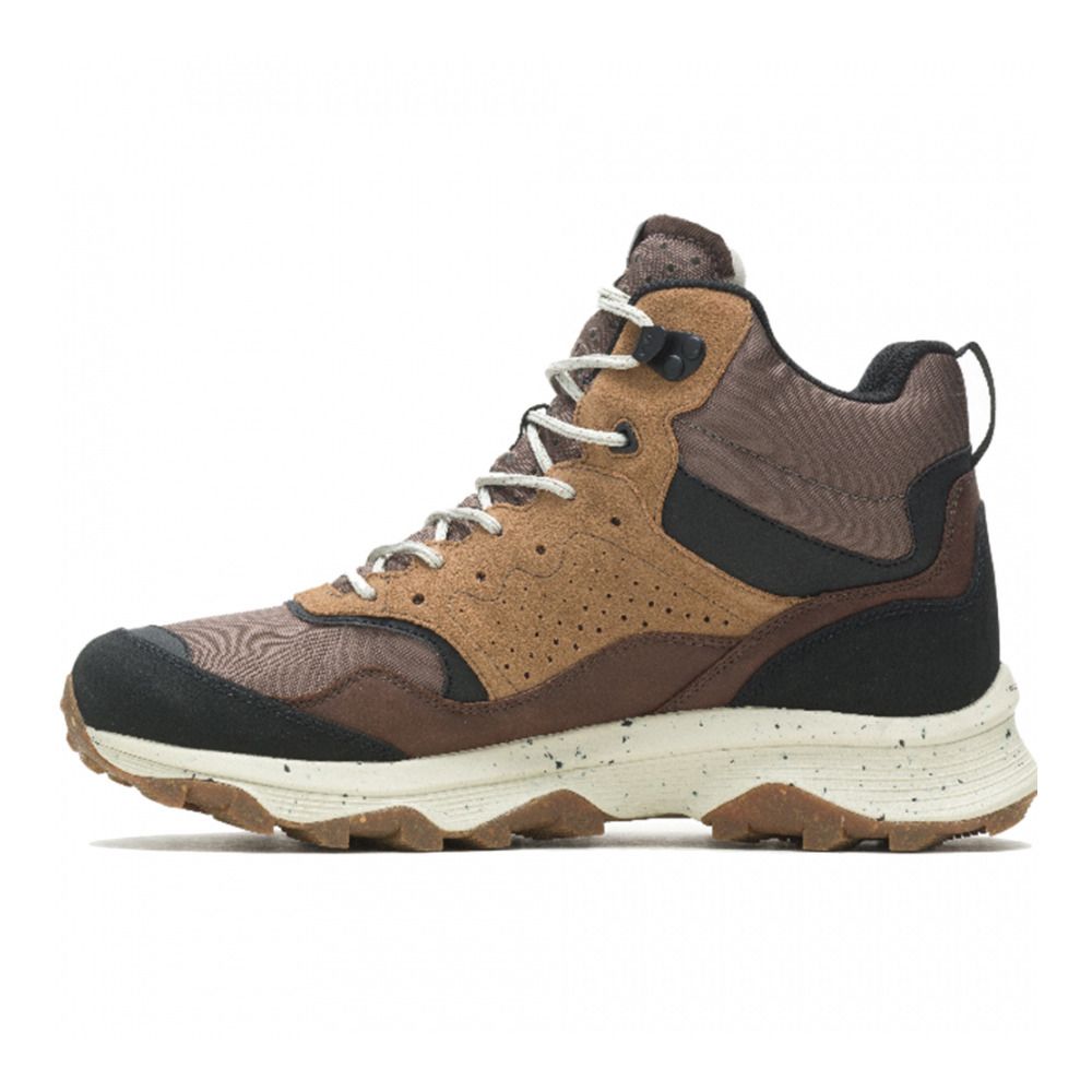 Merrell SPEED SOLO MID WP - Chaussures randonné Homme earth