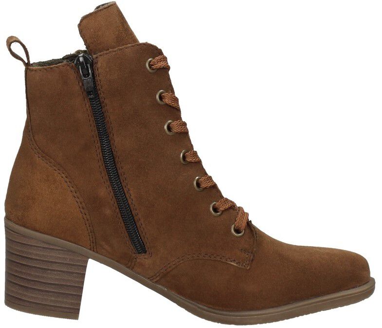 Rieker Veterschoenen Hak donkerbruin