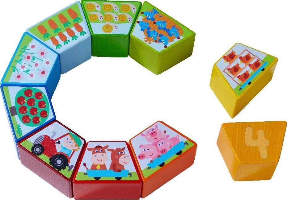 Legespiel ZAHLEN-BAUERNHOF 10-teilig