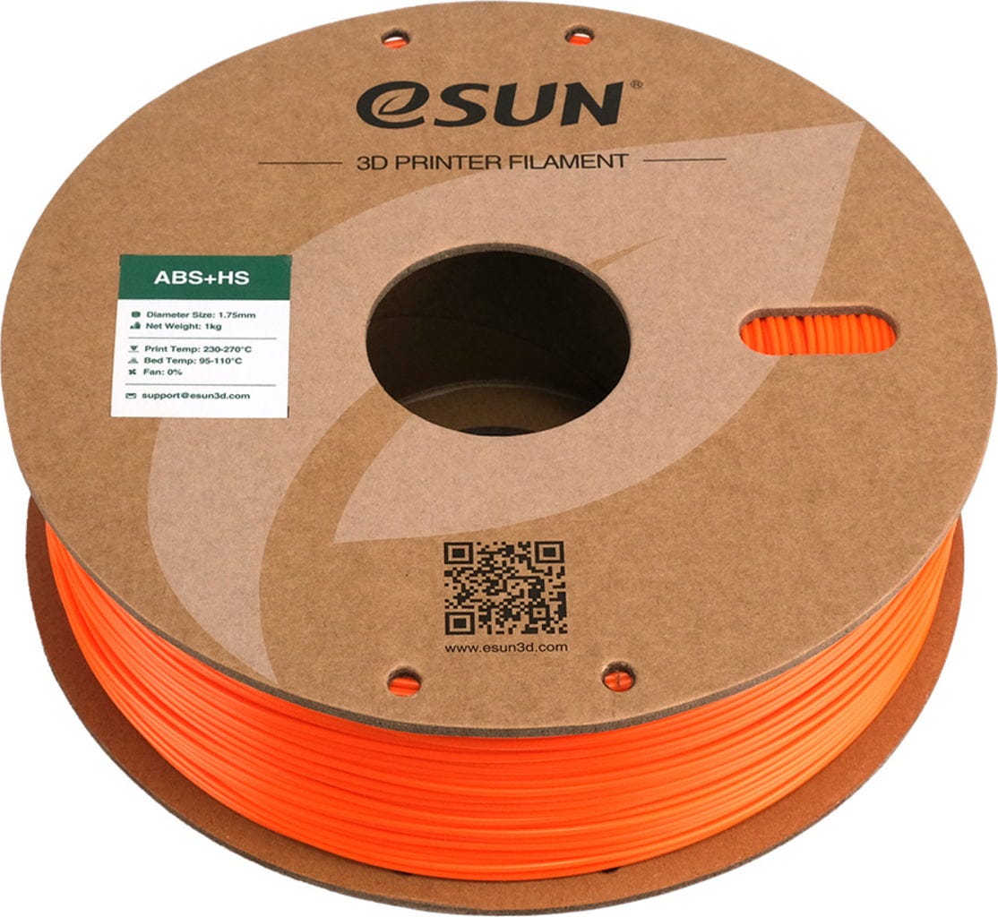 eSUN  ABS+HS Orange, 1,75 mm / 1000 g    ABS-Material für den High Speed-Druck