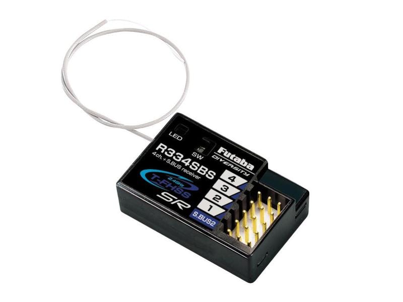 Futaba Empfänger R334SBS 4-Kanal-Empfänger für RC-Autos