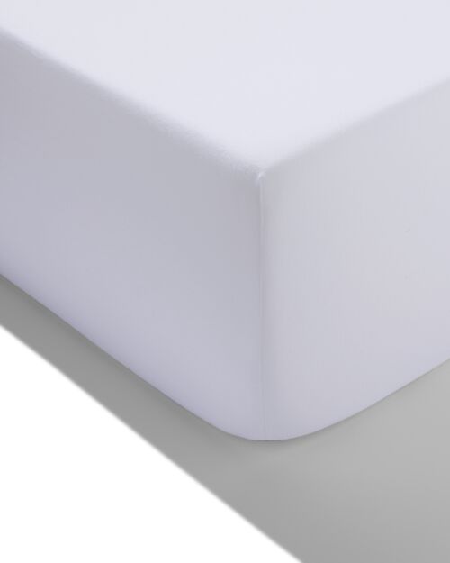 drap-housse jersey 140x200 blanc