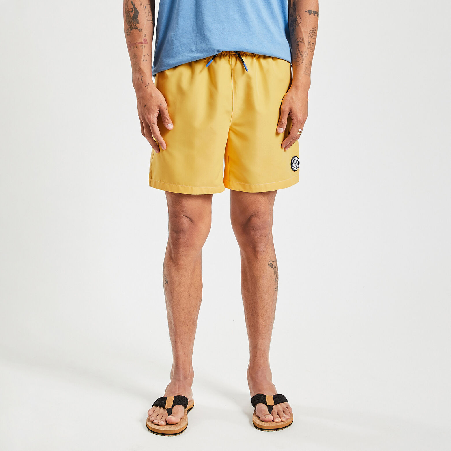 Maillot de bain uni Jaune