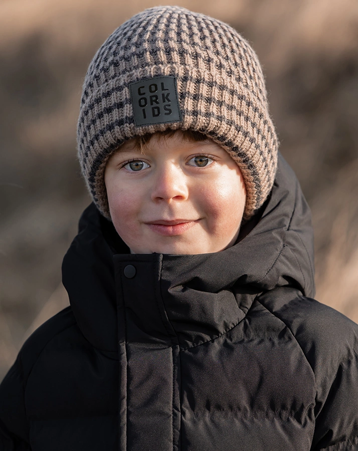 Steppjacke OMSLUTT in schwarz