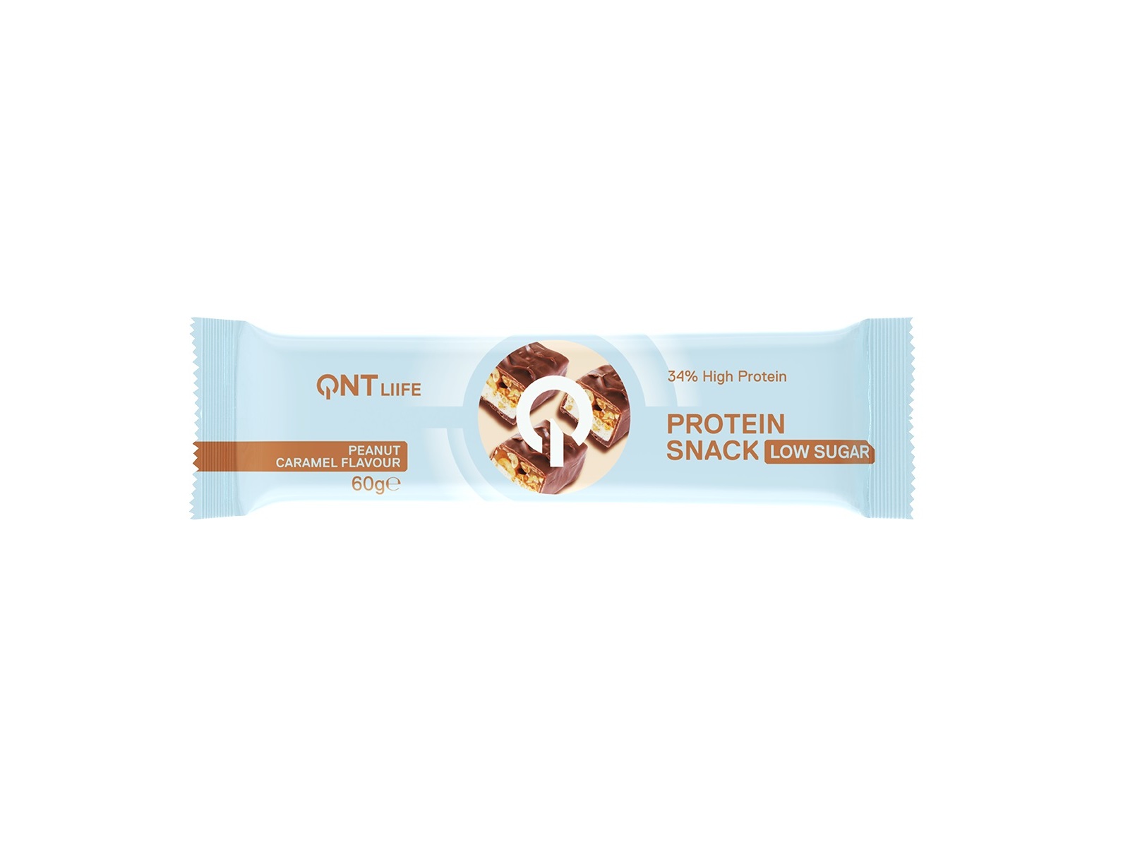 BARRA PROTEÃNA LOW SUGAR QNT CARAMELO AMENDOIM 60GR
