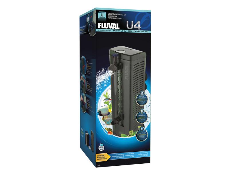 Fluval Innenfilter U4 Innenfilter für Aquarien bis 240 Liter
