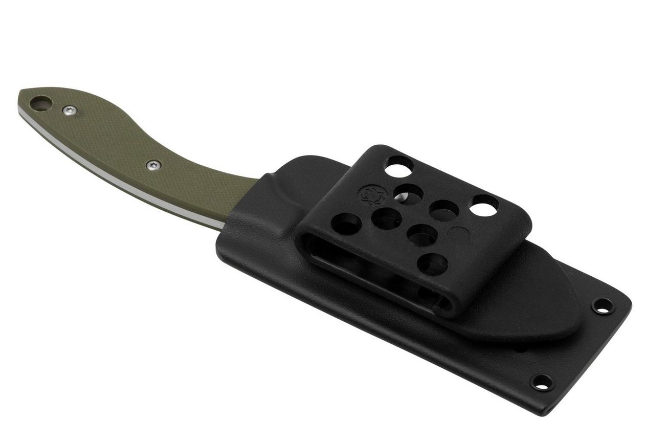 Spyderco Stok Drop Point FB50GPOD OD Green G10 vaststaand mes, Sjoerd Stok design
