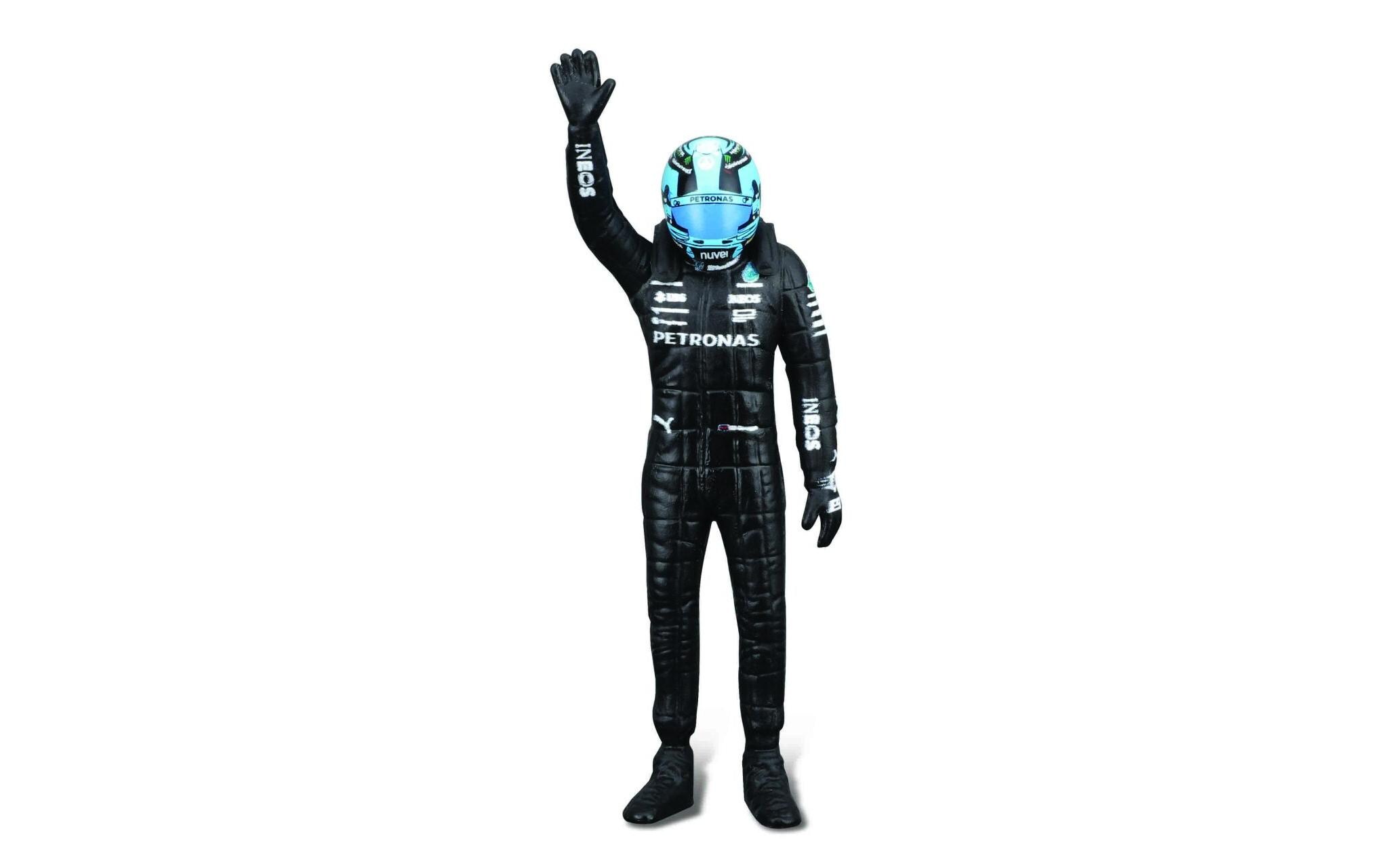 Mercedes-AMG F1 W14 E Perf. 2023 mit Figur 1:24Sammlermodell im Massstab 1:24