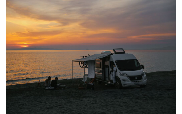 Fiamma F80s Markise Ducato passend für Ducato / Jumper / Boxer Deep Black
