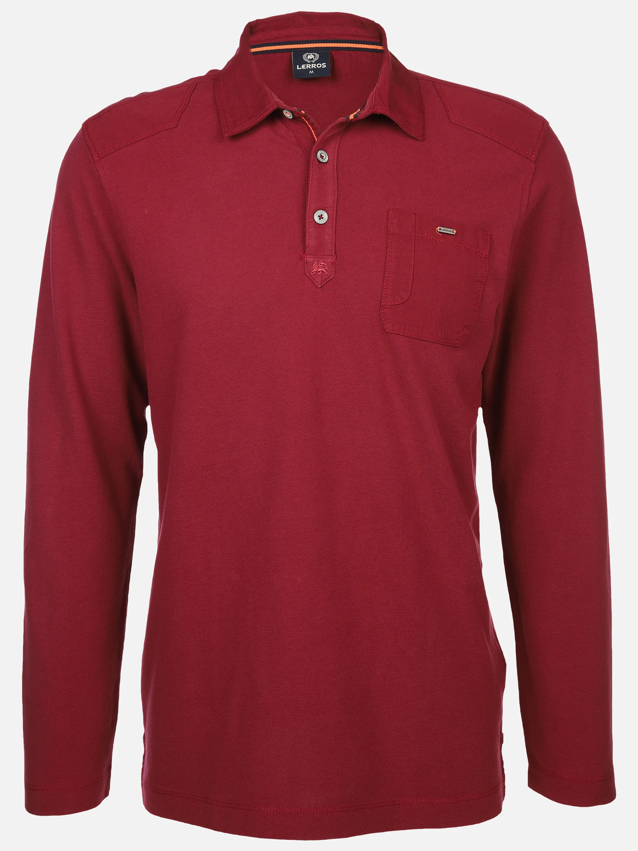 Herren Poloshirt mit langem Arm