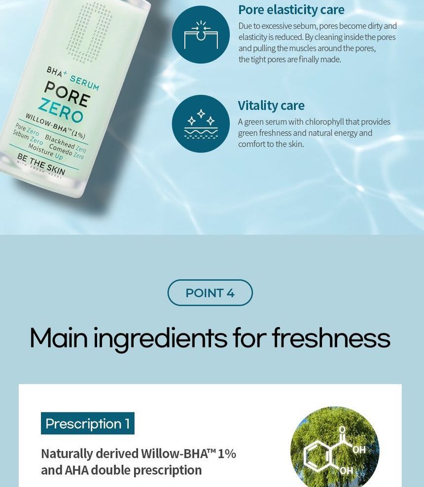 wees de huid - BHA+ Pore Zero Serum