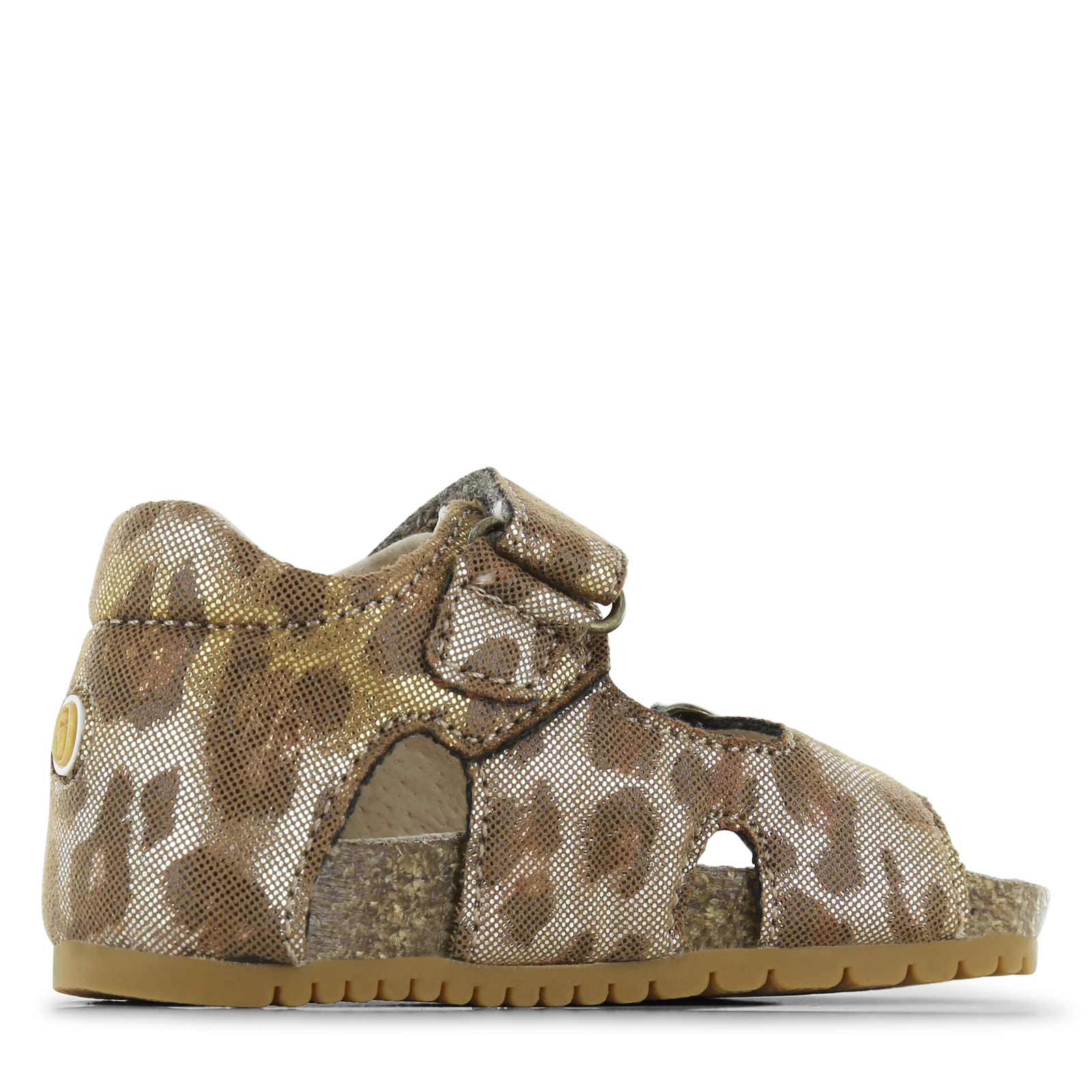 Shoesme braune Sandale mit Leopardenmuster