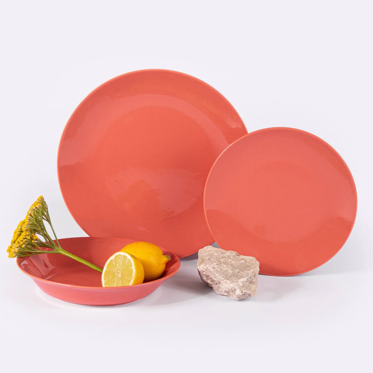 Assiette creuse ronde terracotta OGRE La Fabrique
