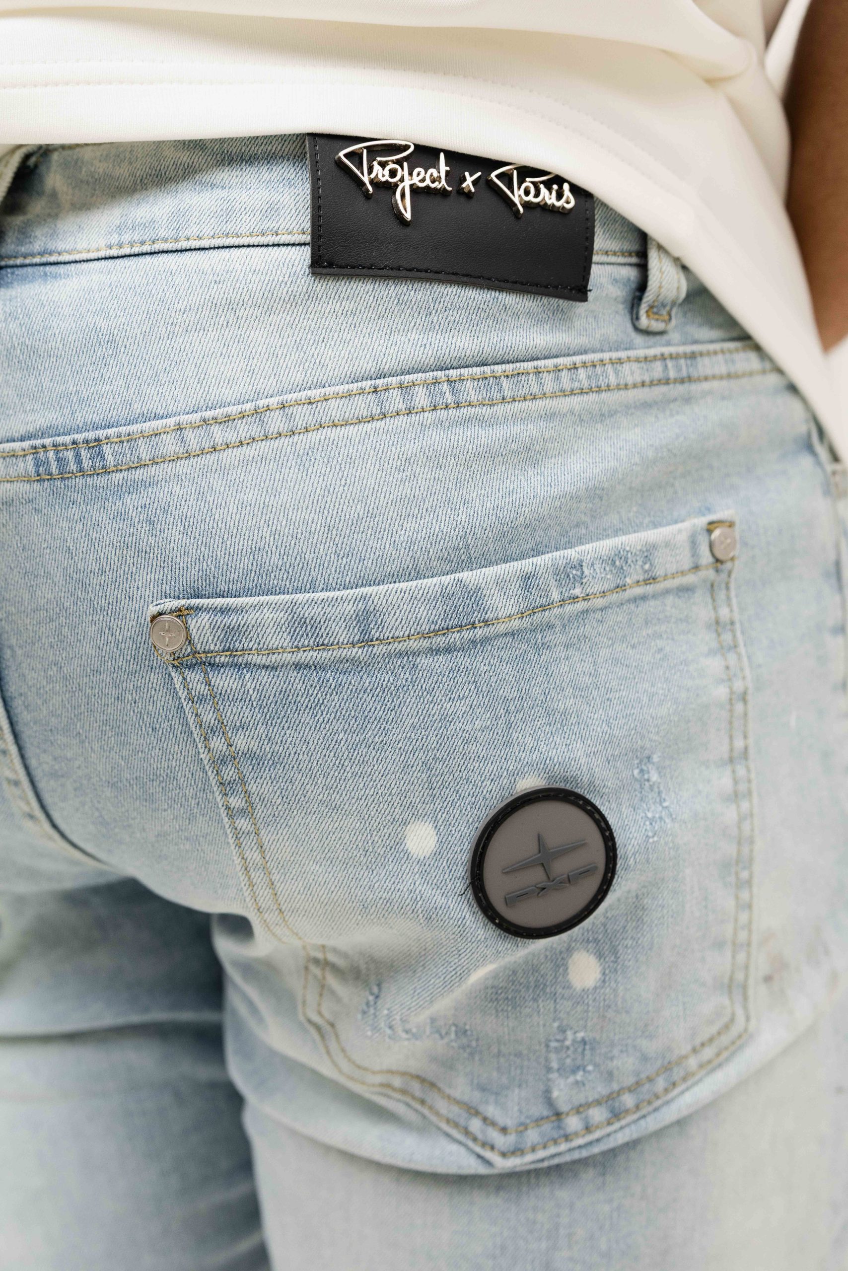 Project x Paris Basic Jeans Heren Lichtblauw