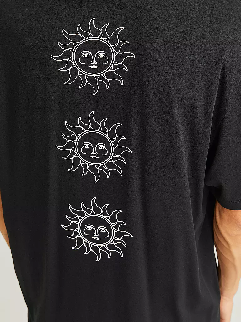 JACK & JONES T-Shirt JJMYSTIC schwarz