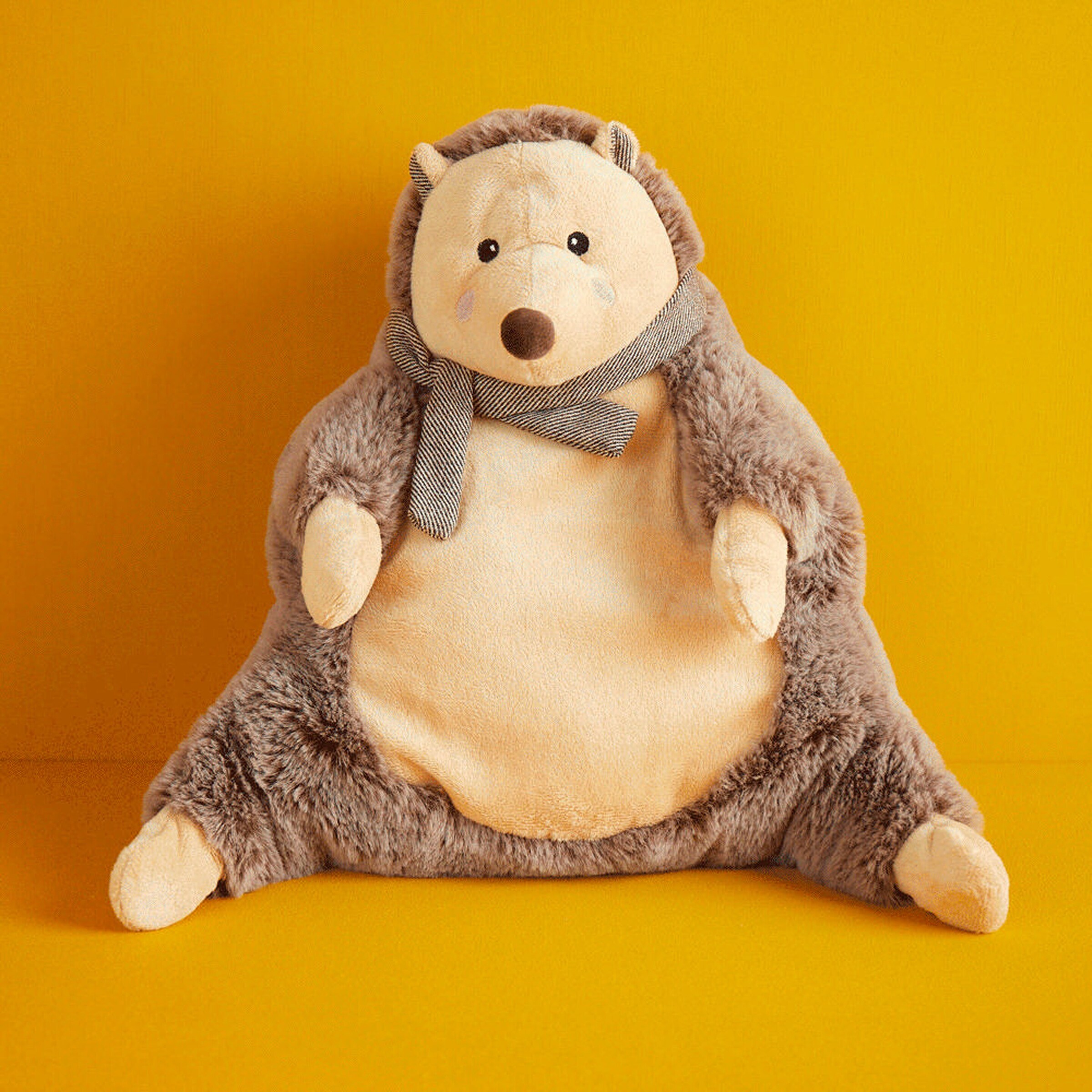 Bieco Plüsch Kuscheltier Igel mit Magneten - ab Geburt Braun