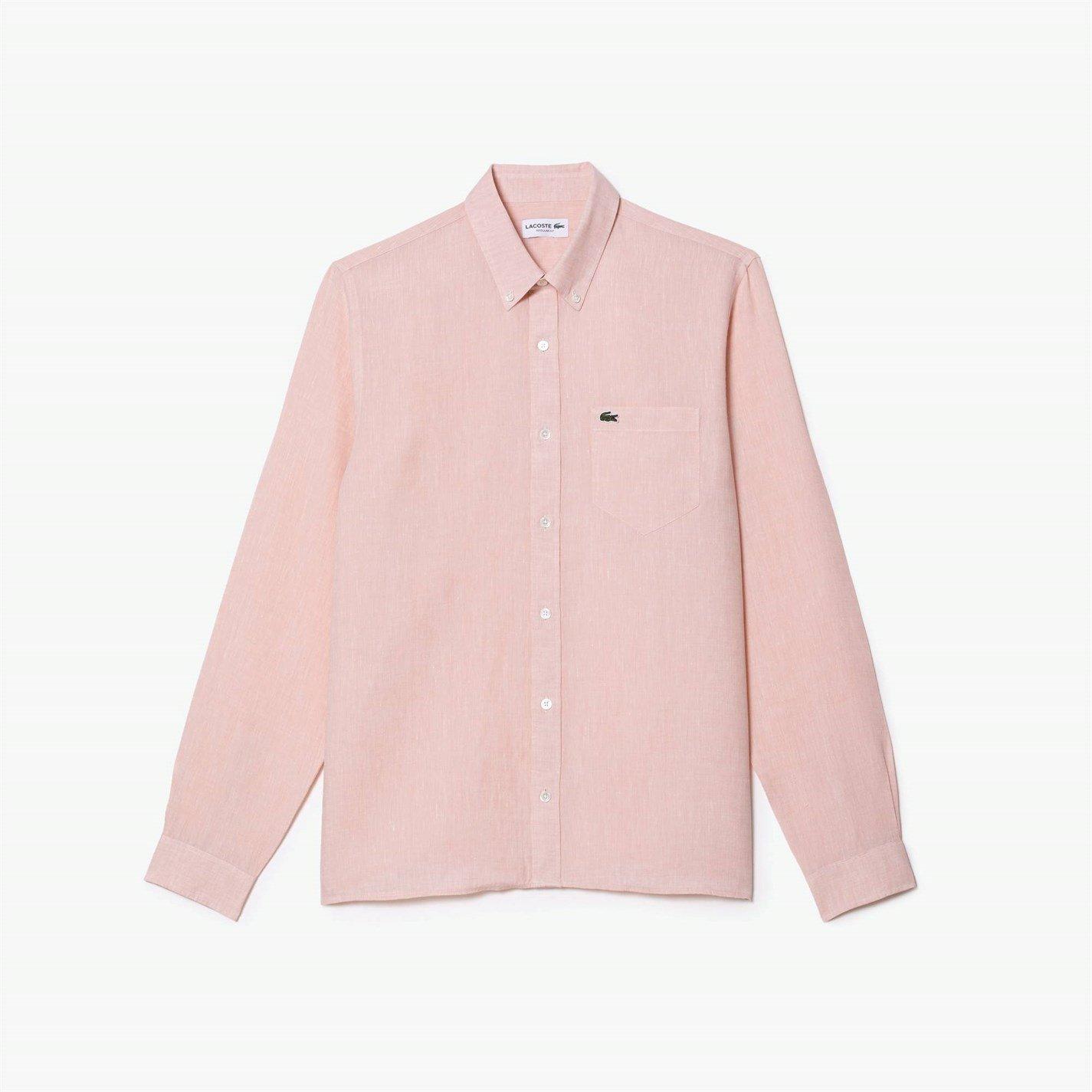 Lacoste Long Sleeve Linen Shirt