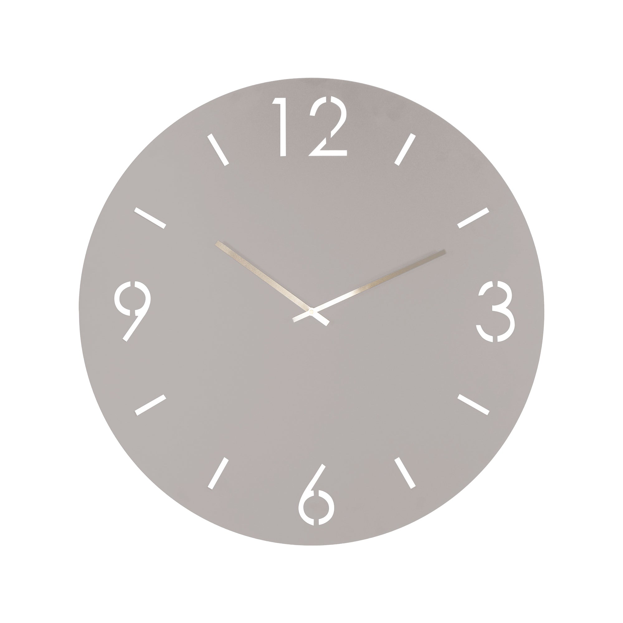 Spinder Design Time Wandklok Ã 60 cm - Silky Taupe