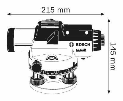 Bosch GOL 20 D Optisch nivelleertoestel in Koffer - 0601068400