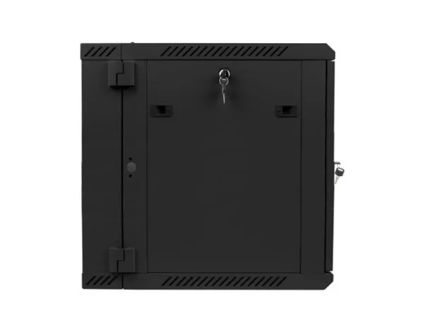 Lanberg - Rack kabinet - vægmonterbar - sort, RAL 9004 - 9U - 19