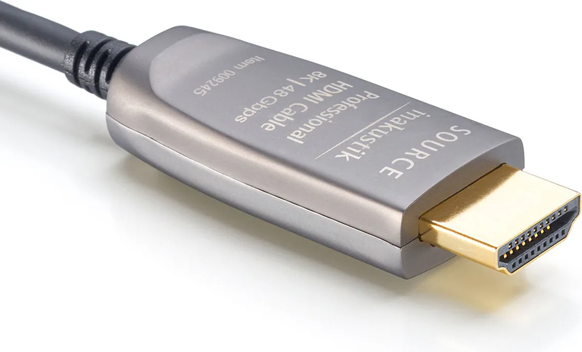 Inakustik Profil HDMI 8K Optical Fiber Cable (30 m) Câbles HDMI