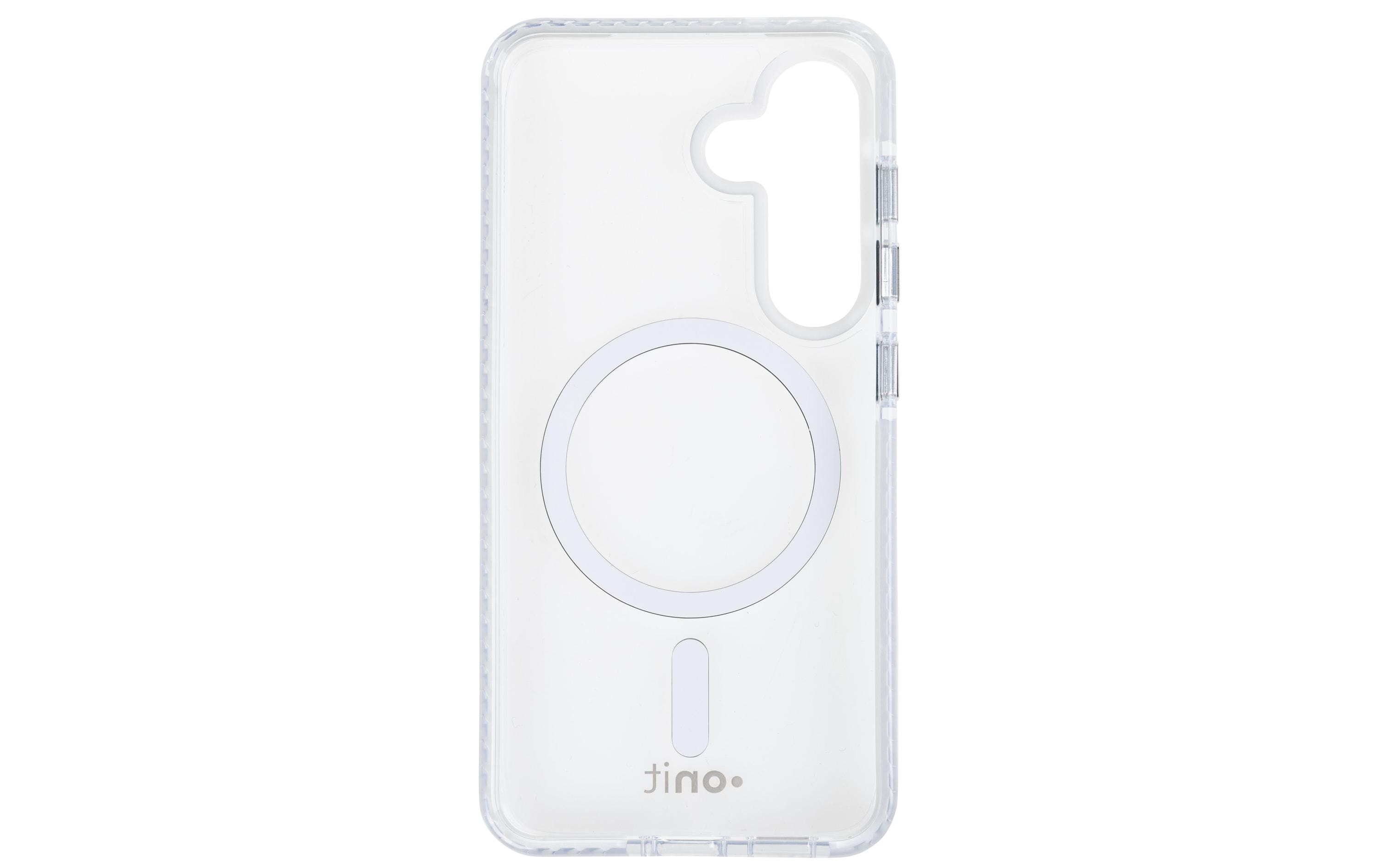 Back Cover Armorix Galaxy S25 Weiss transparentMagSafe-kompatible Schutzhülle, fallgeprüft nach MIL-STD-810H