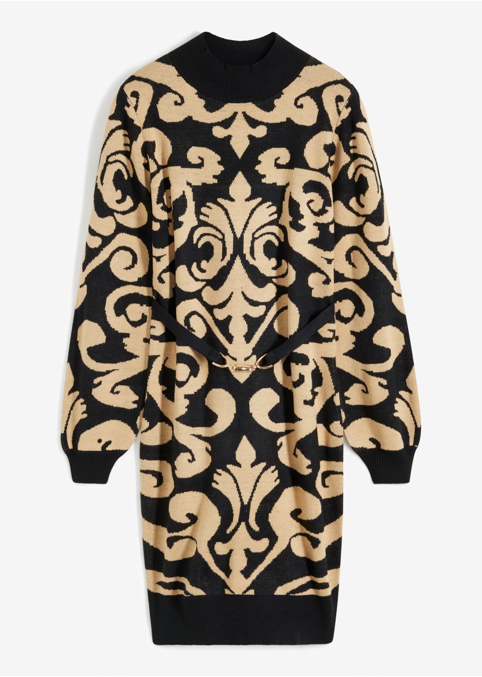 Robe en maille jacquard
