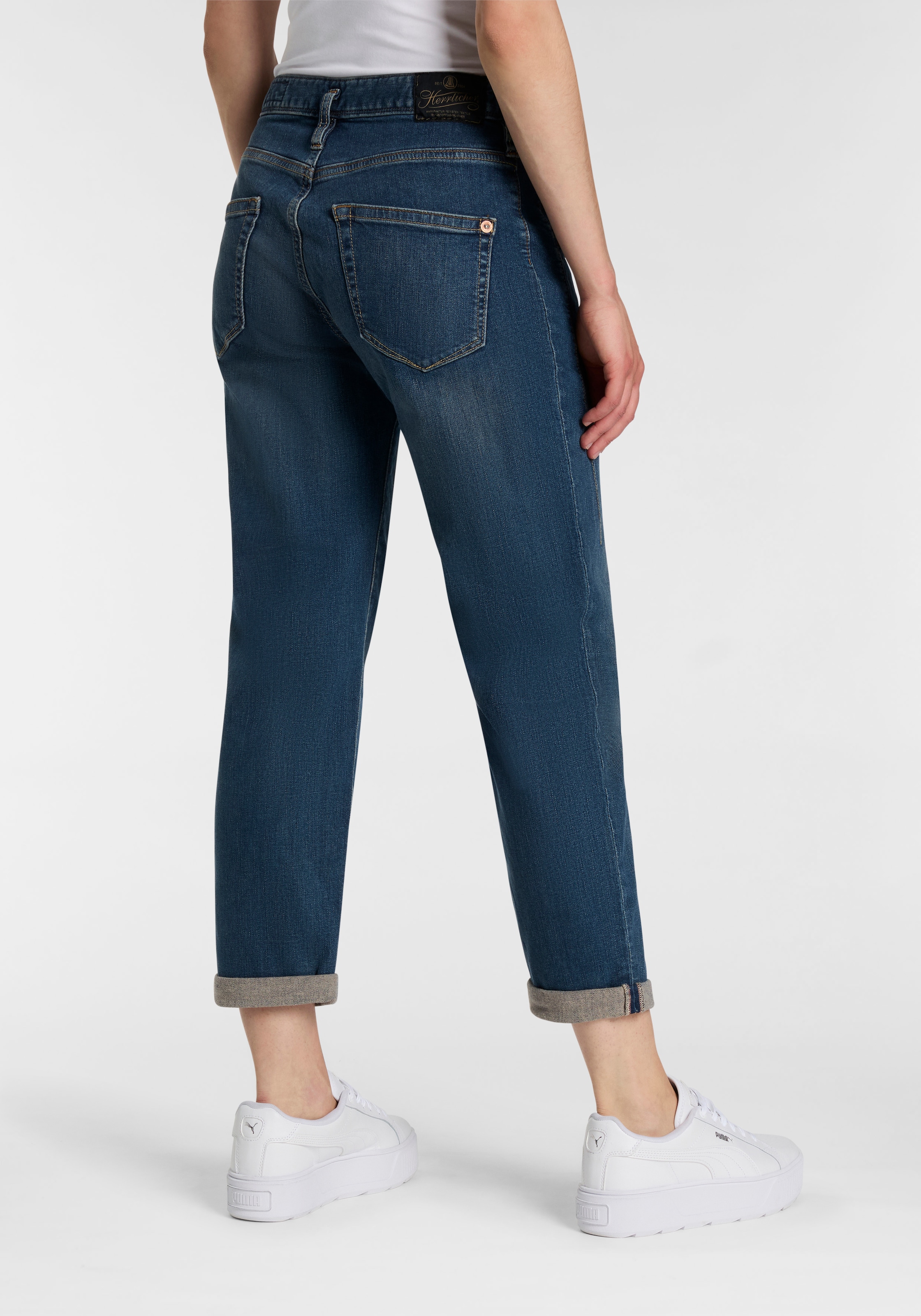 Herrlicher 7/8-Jeans »Shyra Tap Denim«, mit Abnähern