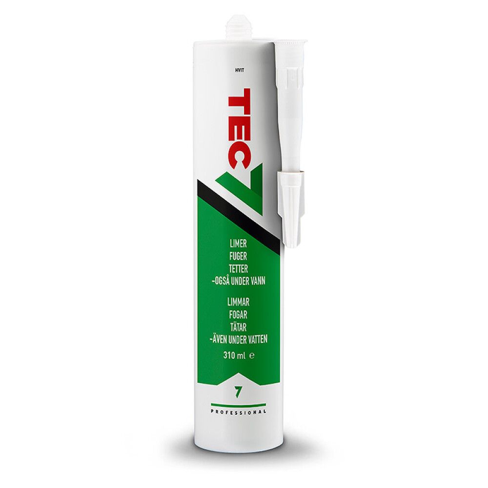 FUGEMASSE TEC7 310ML HVIT