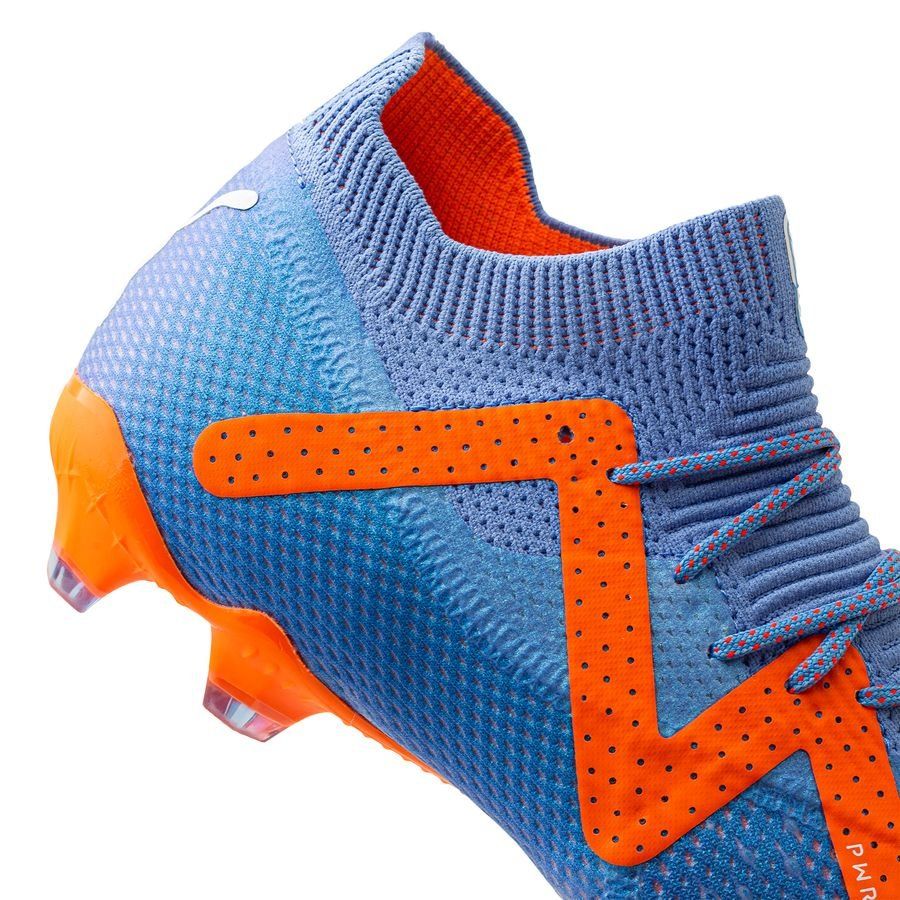 PUMA Future Ultimate FG/AG Supercharge - Bleu/Blanc/Orange