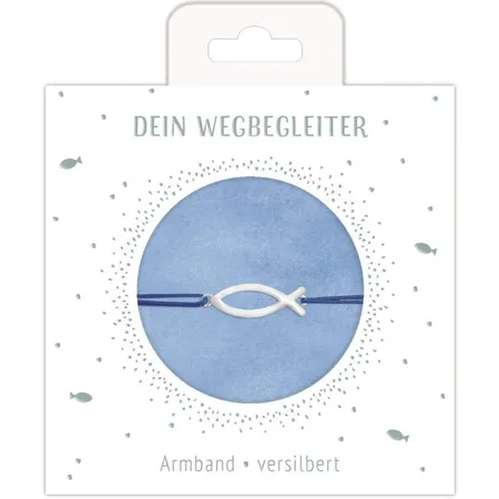 Coppenrath Verlag Armband mit Fischanhänger (versilbert)