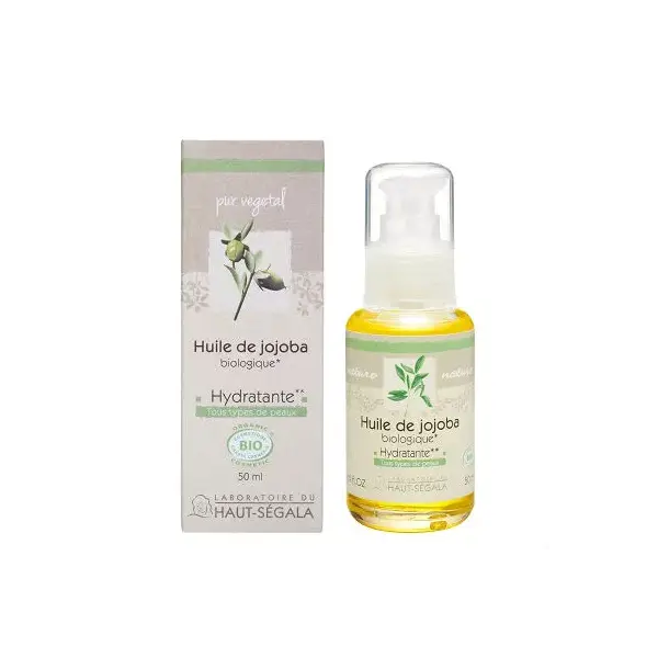 Óleo Vegetal de Jojoba Virgem Orgânico Haut-Ségala 50ml