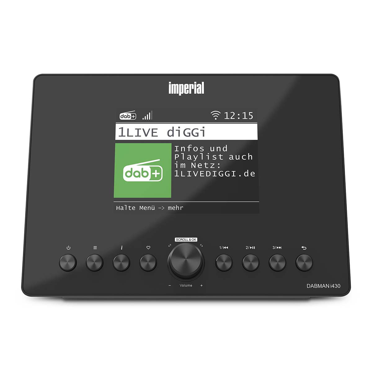 Imperial DABMANI430BK DAB+/FM Internetradio - Black