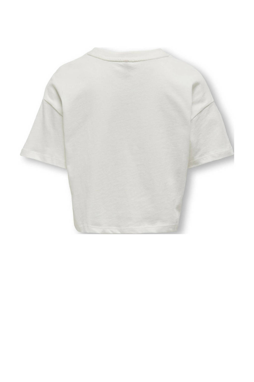 ONLY T-shirt KOGVILLA met tekst wit
